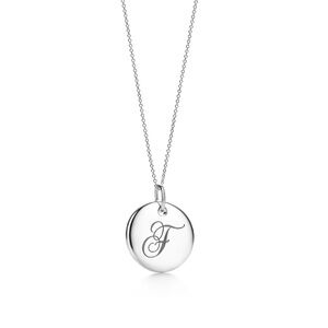 Tiffany & Co Alphabet Disc Charm Pendant